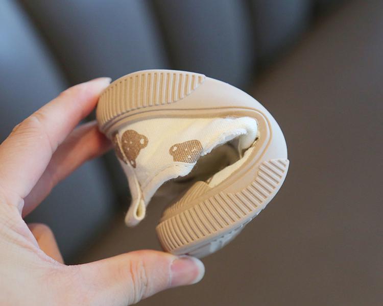 Cartoon Canvas Baby Shoes: Soft Sole, TPR Bottom, for Toddlers, Boys, and Girls - Spring/Autumn Edition