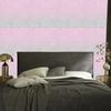 Light gray and powder pink glitter wallpaper for living room and bedroom 50x1000