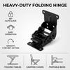 90 Degree Self Locking Folding Hinge Heavy Duty Carbon Steel Support Bracket for Table Chair Bed Legs