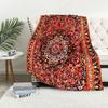 Bohemian Pattern Digital-printed Polyester Bedroom Velvet Flannel Cover Blanket Fleece Soft Sofa Cover Blankets for Beds