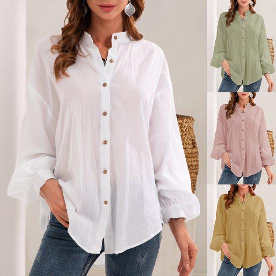 stand collar shirt womens