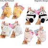 Adorable Plush Keychain With Cutest Tilted Face Perfect For Gifting On Any Occasion Man Miao