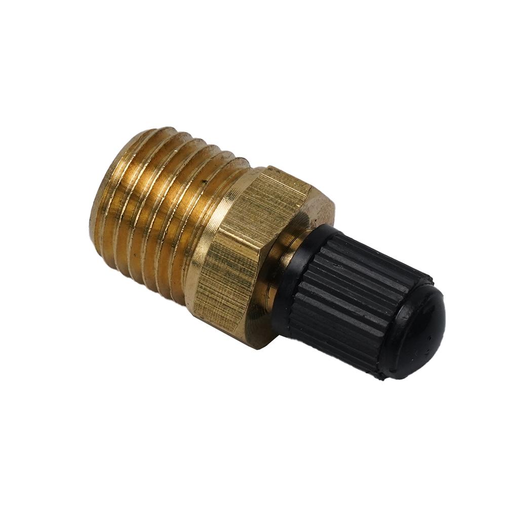 Tire Valve Core Tires Parts Valve Yellow 1/4in Brass