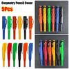 5Pcs Non-slip Mechanical Pencil Covers Deep Hole Pencil Holder Carpentry Marking Scribe Tool