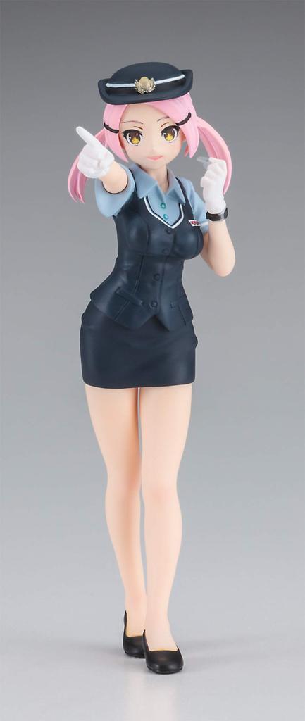 Hasegawa Egg Girls Collection Rio Asaka Unpainted Resin Kit SP476 1/12 No.13 (Conductor)