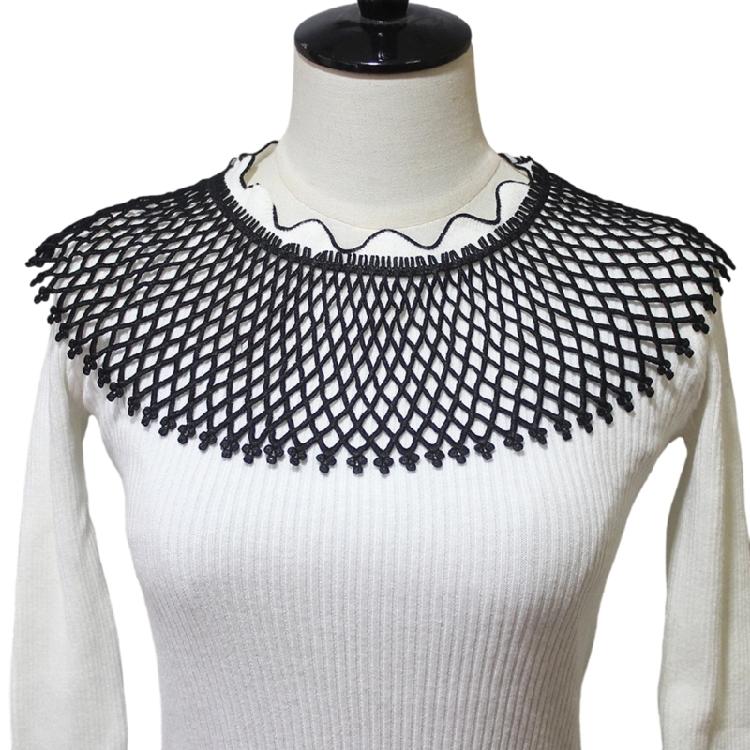

Multiuse False Collar Detachable Collar Fashion Neckpiece Decorative Collar Neckwear For Daily Wear and Formal Occasion чорний
