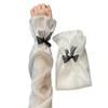 Sunproof Arm Sleeves Summer Women Girl Arm Cover with Bowknot Decals Breathable Arm Cover for Summer Spring Camping