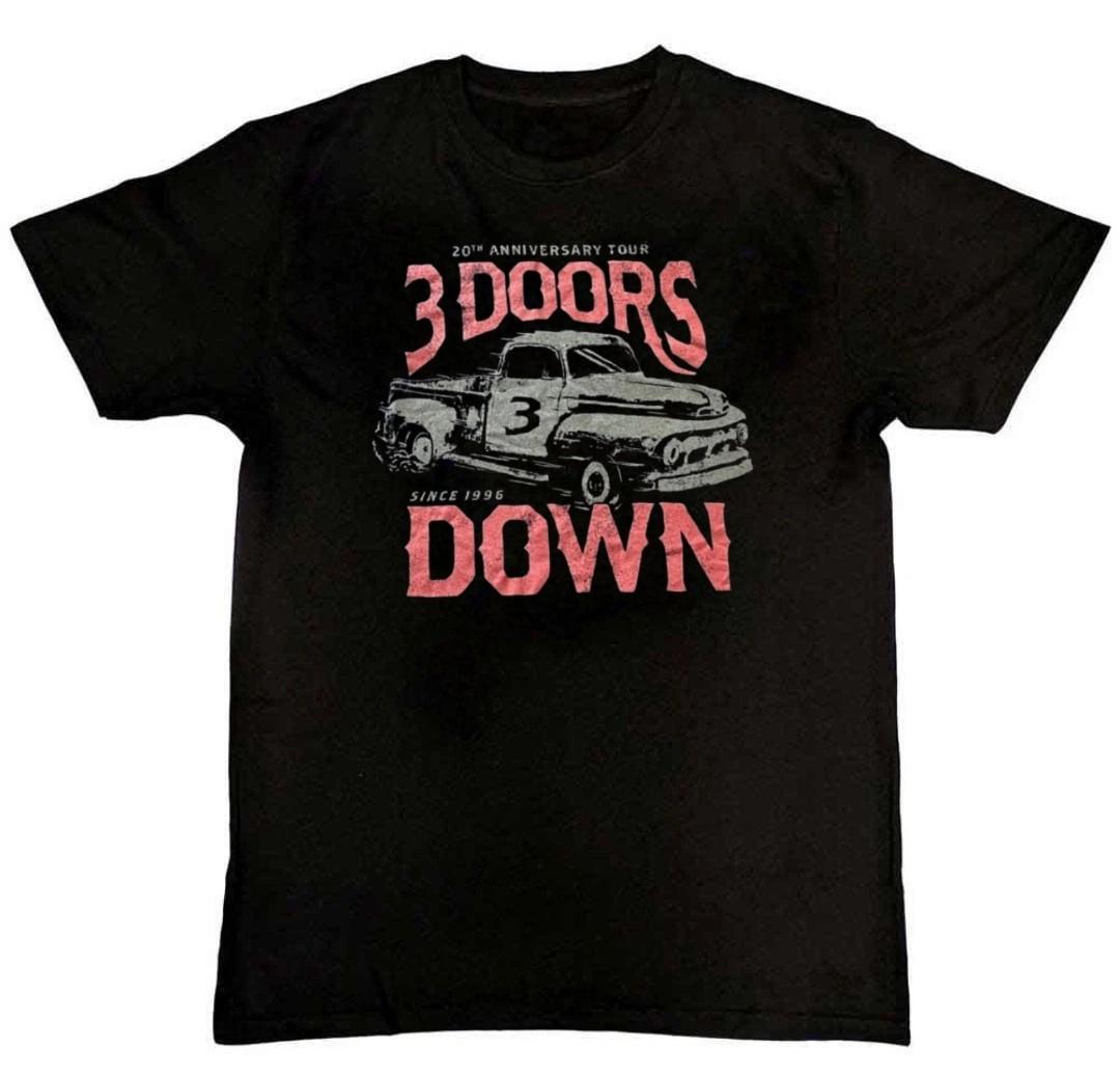 2016 Post Grunge - 3 DOORS DOWN Graphic Print T-Shirt S
