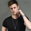 Szczęśliwy Magiczny Krzyż ze Stali Tytanowej Naszyjnik Dla Mężczyzn Unikalny Styl Hip Hop Streetwear
