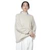 Nano Universe Washable Fox Crew Wide Knit F Pullover, Women's, 037, Ivory, 669-5222309