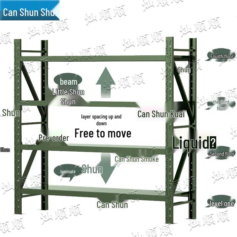Canshunshun Heavy-Duty Modular Outdoor Utility Rack