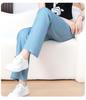 Women's High Waist Tencel Wide Leg Summer Jeans - Lightweight, Loose, Ice Silk, Straight Fit, Small Sizes Available
