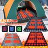 Camping USB Beheizbare Schlafmatte 6 Heizzonen Kaltwetter Warme Matratze Winterbett Zelt Heizmatte Für Winter Outdoor Innen