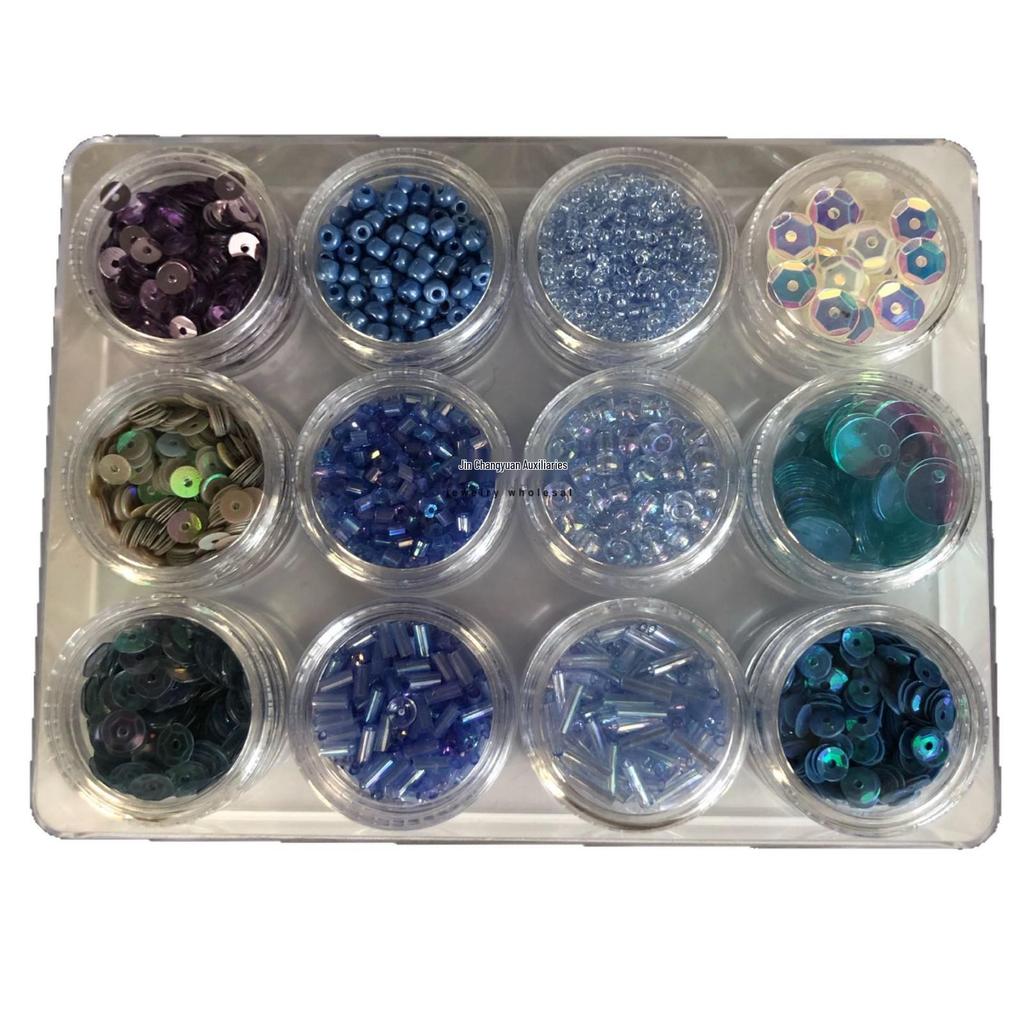 Handmade Light Purple Sequin Miyuki Beads Evening Dress Accessories in Stock