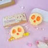 Taba Squishy kawaii Hexoween Gift  Funny Cartoon Skull Three Layers Thick Biscuit Fidgeting Kids Toys Adult Funny Holiday Gifts