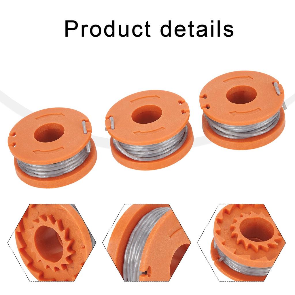 Trimmer Line Spool 2.5m for SPARE GO Compatible with For Argos MCT1825 MCT2X1825 and MET2523 Garden Trimmer Units