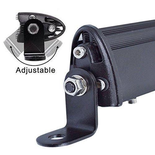 KAWELL Bar Light, 18W LED Work Light for Motorcycles, Fog Lamps, 24V Work Light, Auxiliary Light, Car Exterior Light, Compatible with 12V and 24V, Car