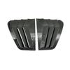 For VW Golf MK7 MK7.5 2013 2014- ABS Plastic Rear Window Quarter Louver Scoop Cover Side Vent Trim Car Adhesive Accessories