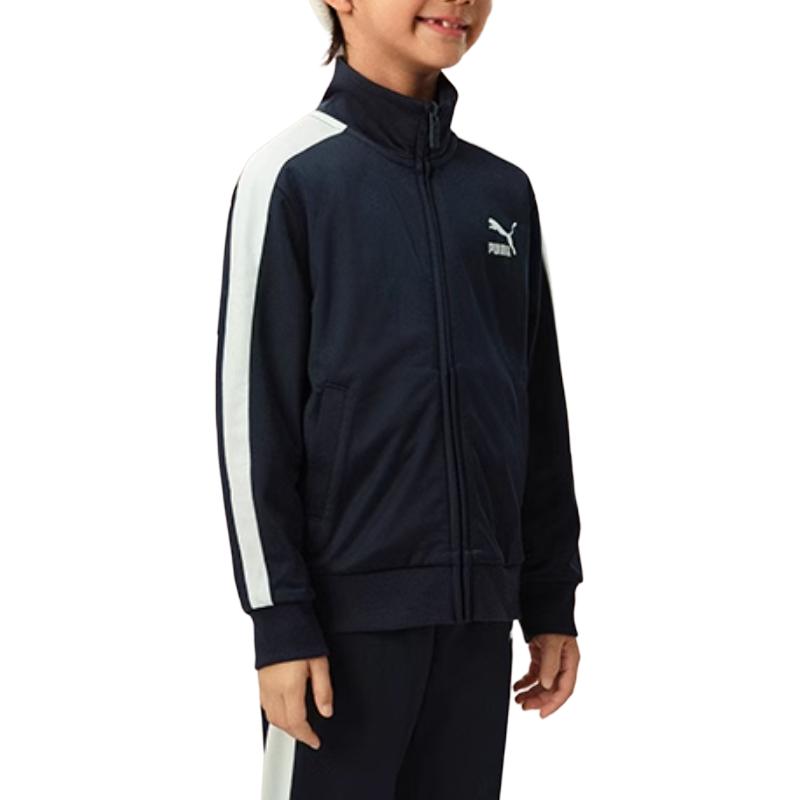Puma Casual Sports Suit Basic Fashion Comfortable Soft Kids suit Black 941362-01