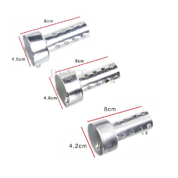 35mm 42mm 45mm 48mm 60mm Universal DB Killer Slip On Motorcycle Silencer Exhaust Flow Moto Escape Muffler