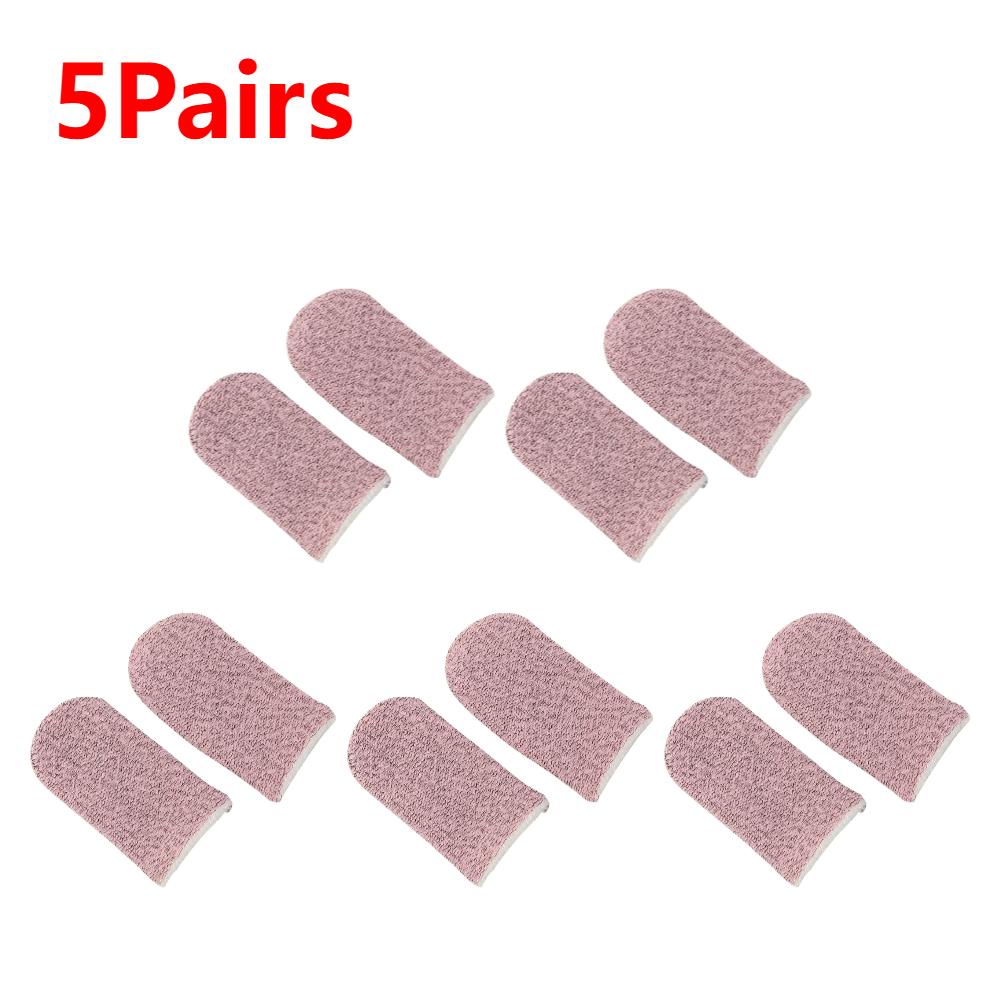 10-1Pair Gaming Finger Cover Game Controller Suitable For PUBG LOL Anti Sweat Scratch Touch Screen Game Finger Thumb Cover Glove
