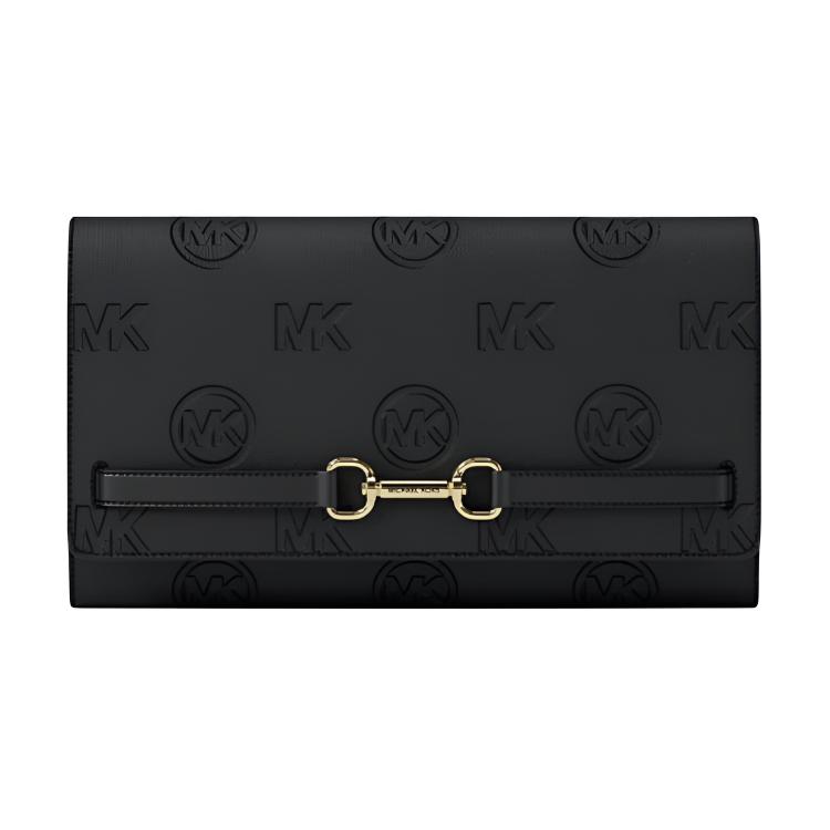 

Michael Kors Carson Large Wallet Women wallet Black Gold 35R6G2ZC7V-BLACK Basic Set (Bag+Box)