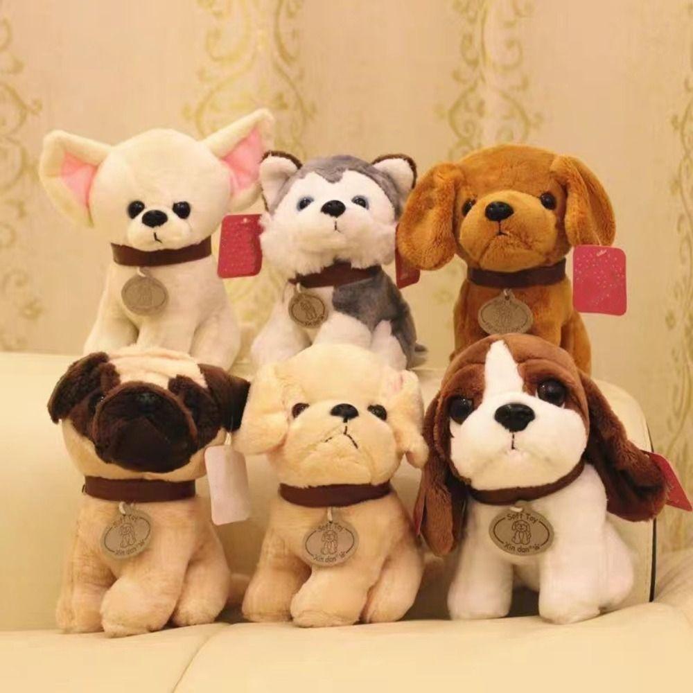 Puppy Husky Dog Plush Toys Golden Retriever Simulation Dog Plush Stuffed Dog Dolls  Kids Toy