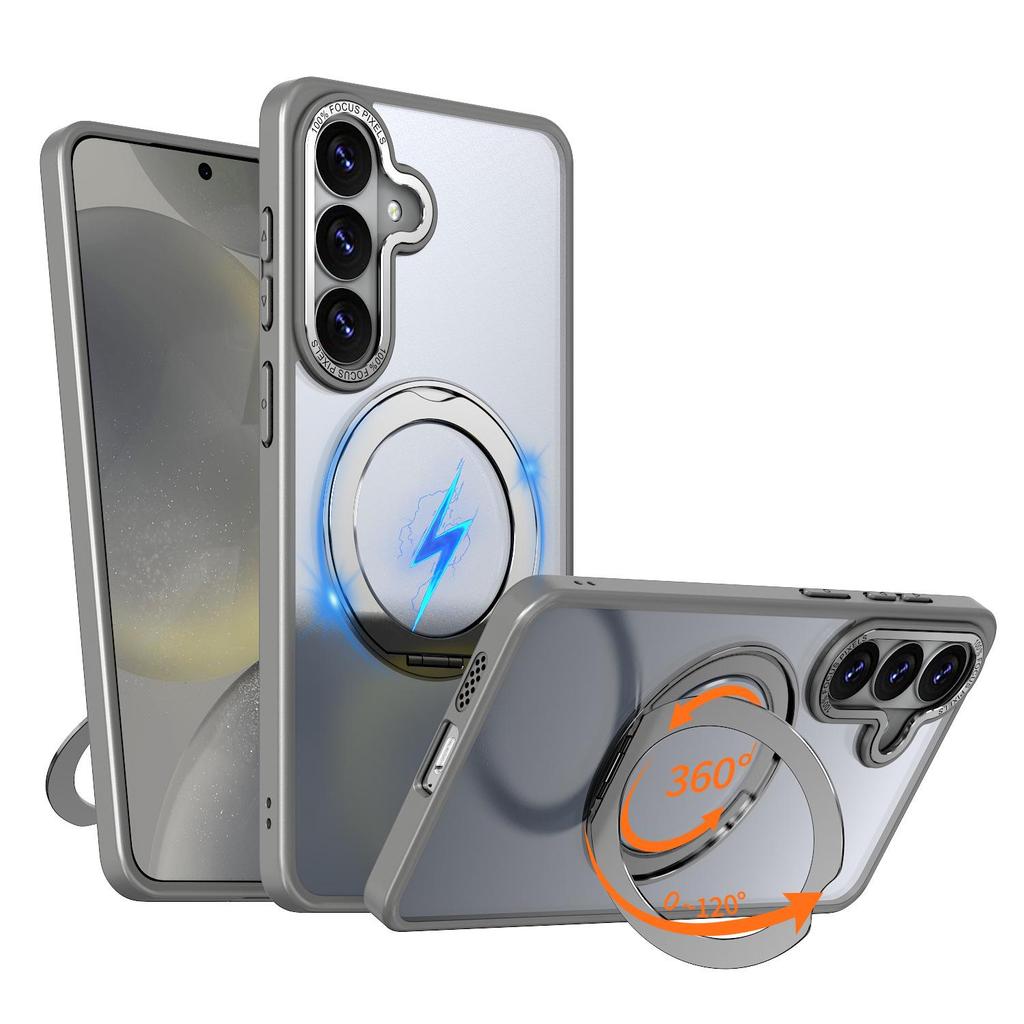 Samsung S26 Ultra Telefoonhoesje met 360 Draaibare Standaard - Valbestendig Beschermhoesje voor S25/S24 Plus