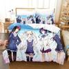 3D Anime Saekano Bedding Set Duvet Cover Pillowcase Comforter King Queen Size Boys Adult Bedding Set