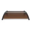 Window Door Awning Canopy 40" X 40", UPF 50+ Polycarbonate Entry Door Outdoor Window Awning Exterior, Front Door Overhang Awning for Sun Shutter, UV,
