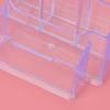 Multifunctional Transparent Pen Holder with Card Box  , Space Saving   Supply, Transparent Design for Business Cards, Papers