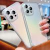Rainbow Color Phone Cover For iPhone 15 14 Pro Max 13 12 11 Samsung S24 S23 S22 Ultra A23 A24 A53 Camera Protection Shockproof Clear Case