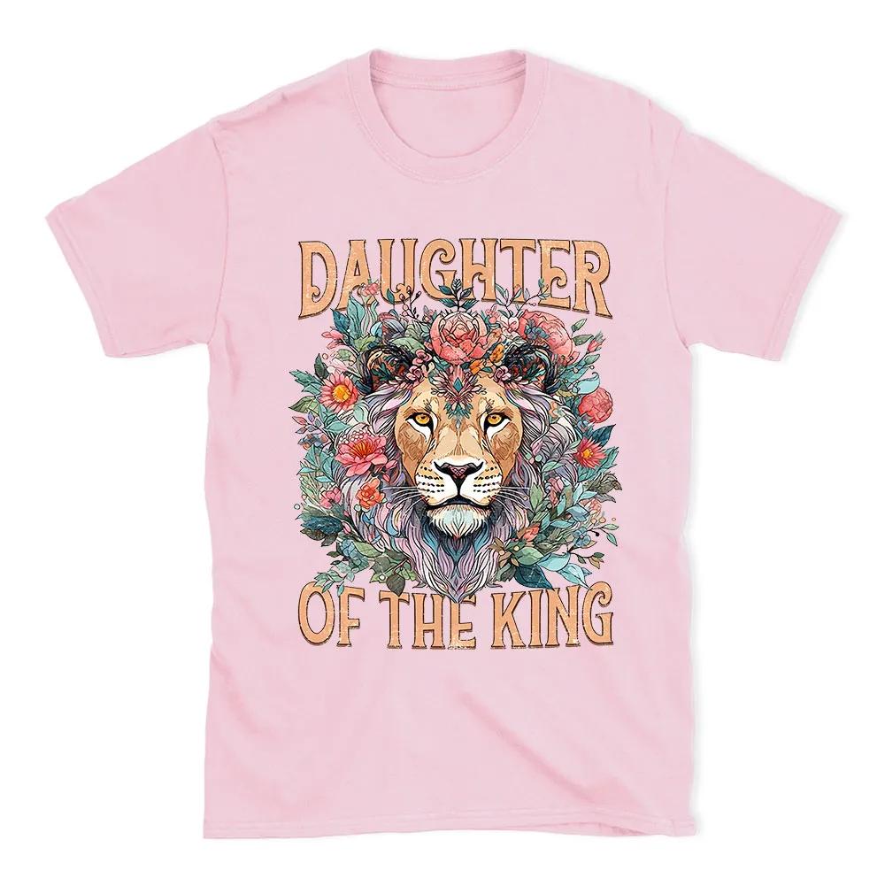 Summer 2026 Daughter of The King Christian Unisexs Tshirt High Quality Stylish Round Neck Print Unisexs and Womens Tshirt