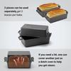 Cast Iron Loaf Pan with Lid Bread Baking Pan Even Heat Distribution for Homemade Bread, Cake, and Meatloaf