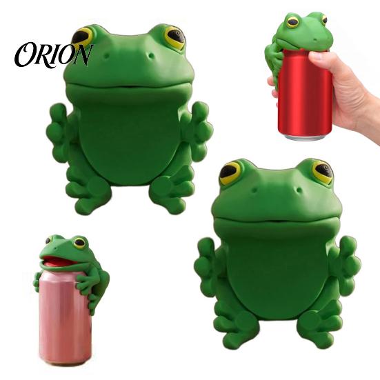 Dustproof Drink Cover Cute Frog Soda Can Cover, 3D Print PLA Beverage Lid Easy Clean Protector Protector, Sleeves for Outdoor Activities And