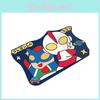 Ultraman Monster Rocket Pattern Cartoon Bathroom Mat Silicone Water Absorbent Non Slip Rug For Home Use