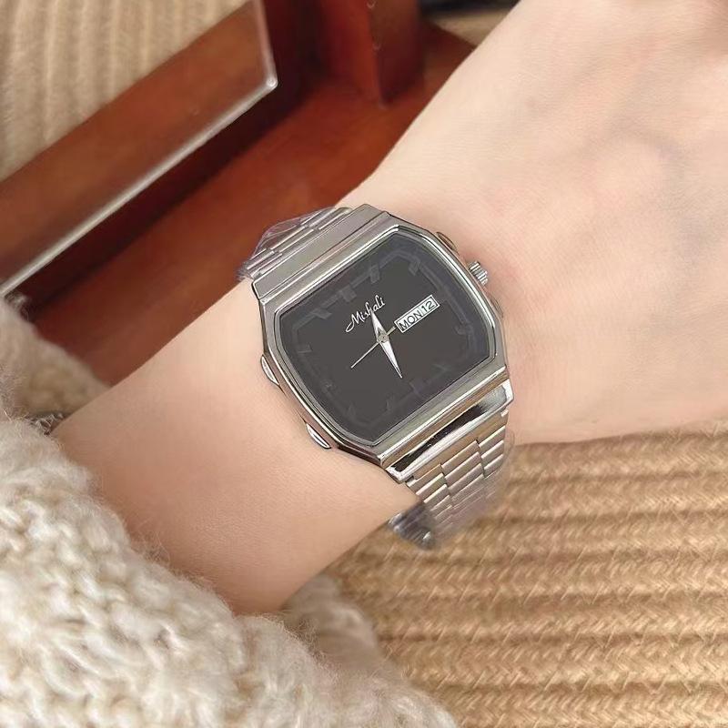 Women'S Watch Week Calendar Waterproof Large Market Personalized Watch Ladies