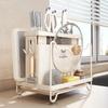 Stable Chopstick Bucket Large Capacity Cutlery Drying Rack Cutlery Organizer  for Home