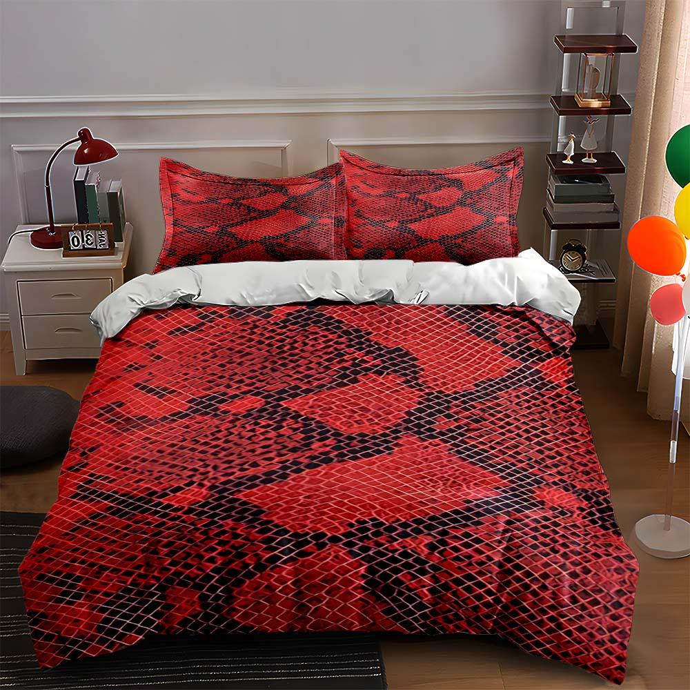 

Snake skin pattern. Bedding Duvet cover sets Duvet covers Pillowcases gifts (1 * Duvet Cover 2 * Pillowcases, without duvet insert) 135x200cm