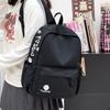 Backpack Embroidered Minimalist Large Capacity School Bag for Middle High School College Casual Travel Unisex