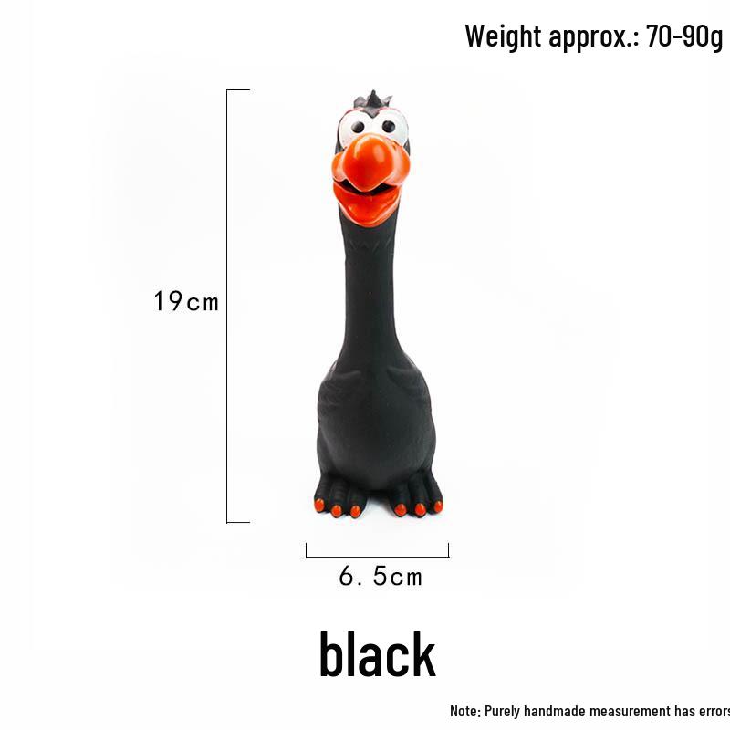 Durable Latex Squeaky Dog Toy for Teething, Stress Relief, and Interactive Training