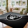 Las Vegas Raiders Design Crystal Velvet Rug Soft Decorative Mat for Bedroom Entrance
