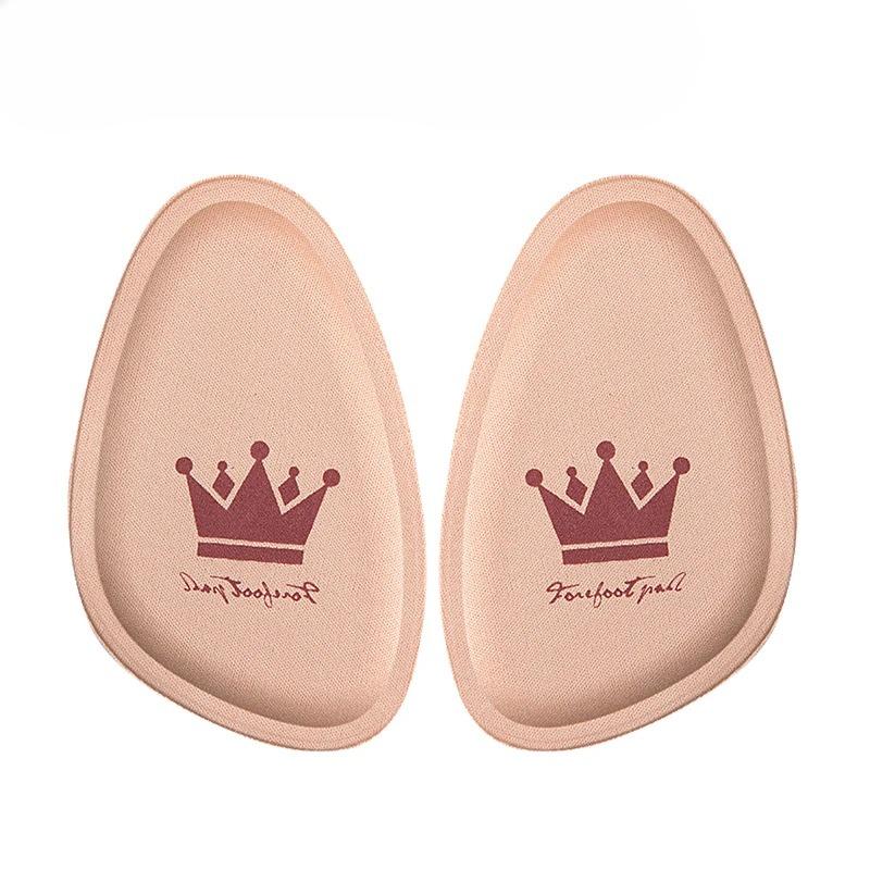 Women Forefoot Pad Pain Relief Insert Half Size Insoles Non-slip Cushion Shoe Breathable Sweat Absorbing Foot Pads for Shoes