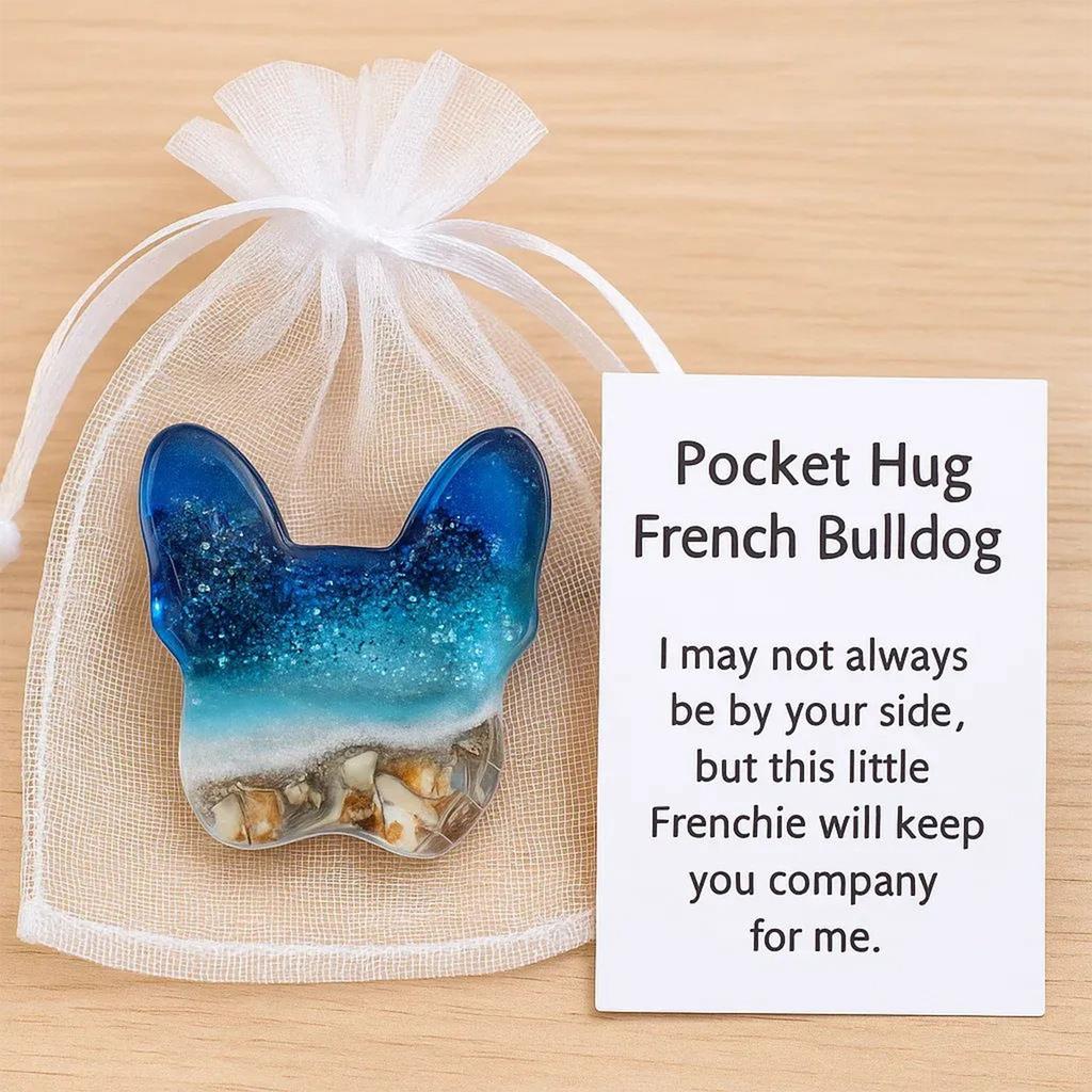Pocket Travel Gift, Pocket Hug For Pet Loss Gift, Inspirational Gifts With Card, Little Support Loss Of Pet Sympathy, Resin Encouragement Animal