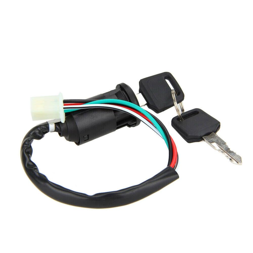 Ignition Switch Switch Motorcycle 1 * 1 PC 2pcs Key 4 Wire