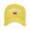 Unisex Baseball Cap Morocco EST Independence Day Wild Sun Shade Peaked Adjustable Outdoor Caps for Unisex Women