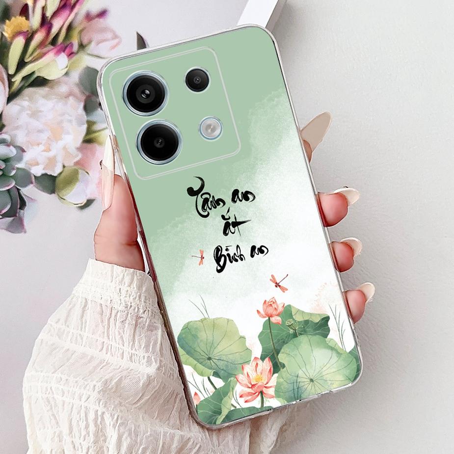 For Xiaomi Redmi Note 13 4G Case Note13 Pro New Fashion Painted Cover Soft Silicone Phone Case For Redmi Note 13 Pro Plus Fundas