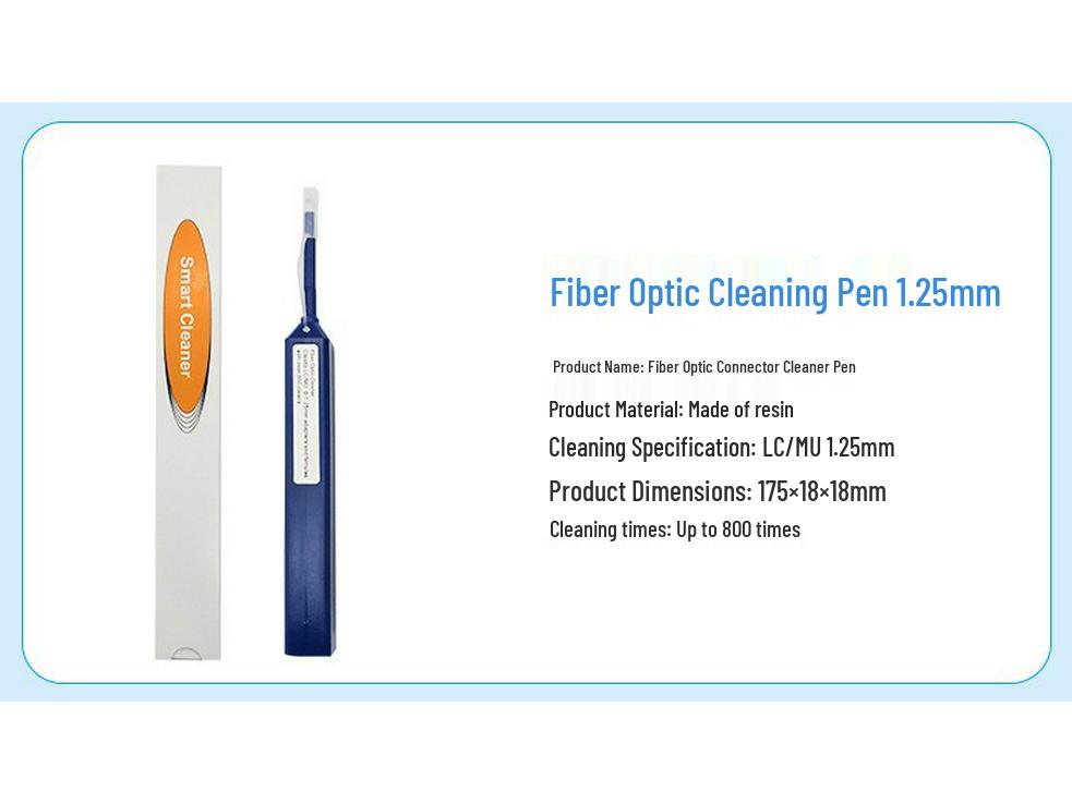Fiber Optic Cleaning Kit: Cable Cleaning Tools & Pen Set
