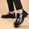 Fashion New Derby Men's Leather Shoes Classic Gentleman Minimalist Style Work or Office Outdoor Street Fashion Shoes Dress Lace Up
