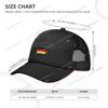 Duitse Vlag Trucker Cap Mannen Coole Baseballpet Zomer Unisex Mesh Net Petten Verstelbare Snapback Voor Sport